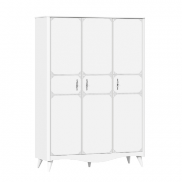 Элис Шкаф трехстворчатый (Белый)