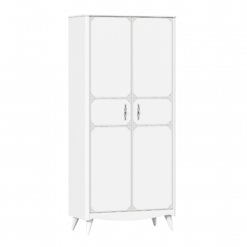 Элис Шкаф двухстворчатый (Белый)