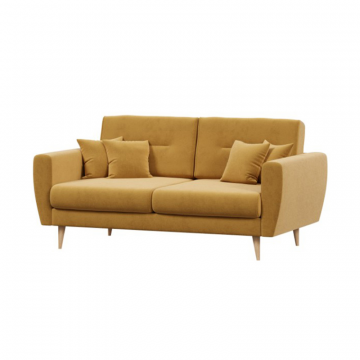 Диван Магни (Горчичный, ткань UNI IDEA 1028)