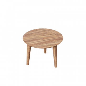 Стол журнальный Тип 6 D 400 (Орех фактурный)