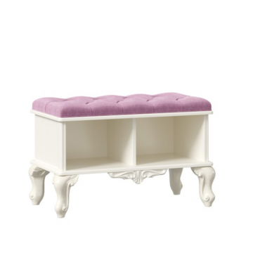 Маркиза Банкетка 700 (Алебастр/Сиреневый)