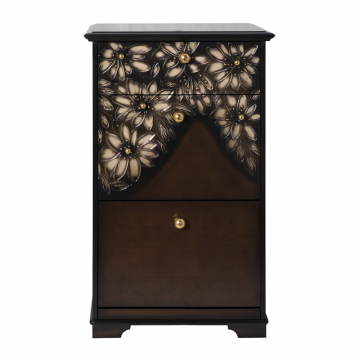 Комод Терра-3 (с 3-мя ящиками) Каштан Амбер