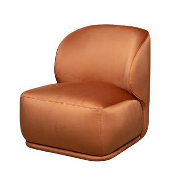 Кресло Capri Basic, велюр терракотовый Colt006-TER 80*90*82см