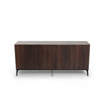 Буфет цвет корпуса дуб темно коричневый, цвет топа коричневый песок, (Габариты: 1780 x 430 x 810 mm)