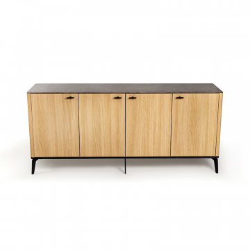 Буфет цвет корпуса дуб натуральный, цвет топа коричневый песок, (Габариты: 1780 x 430 x 810 mm)