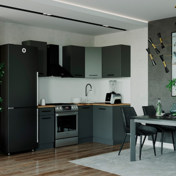 Кухонный гарнитур Антрацит 2000х1200 угловой