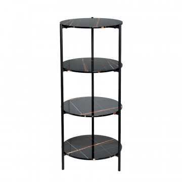 30B-STEL-961 Стеллаж черный d80*139см