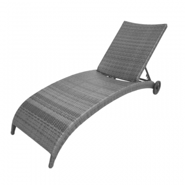 Шезлонги AGATA серые без матрасов