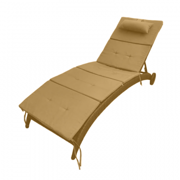 Шезлонги AGATA бежевые с матрасами