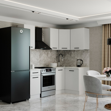 Кухонный гарнитур Жемчуг 2000х1200 угловой