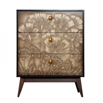 Комод Маки 3 Каштан