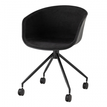 Кресло офисное LIBRA рогожка черный