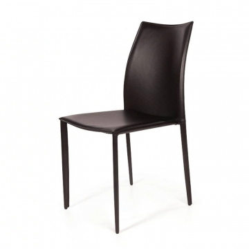 Стул Rolf, кожа черный