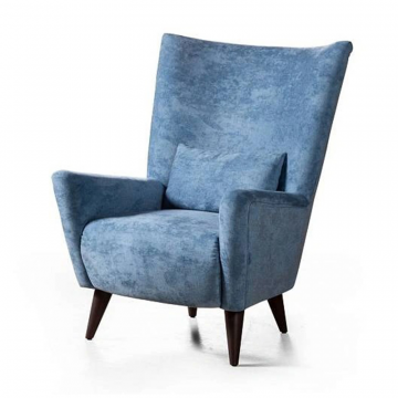 Кресло Dublin велюр синий