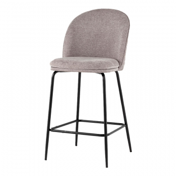 Стул полубарный Echo светло-серый