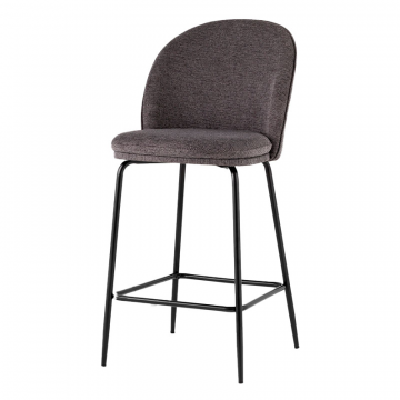 Стул полубарный Echo темно-серый