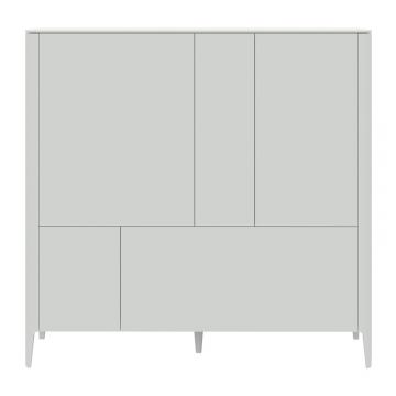 Шкаф Type 3 двери 2 ящика высота 135 см (белый)