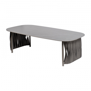 39AR-00403 Стол журнальный уличный Оливер серый