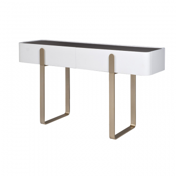 77IP-20862 Консоль светлая с металл. каркасом 140*40*82см