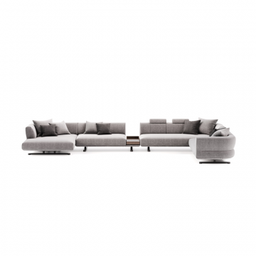 Диван угловой ТАКТ C2, 5600x2950, Ткань кат. 4