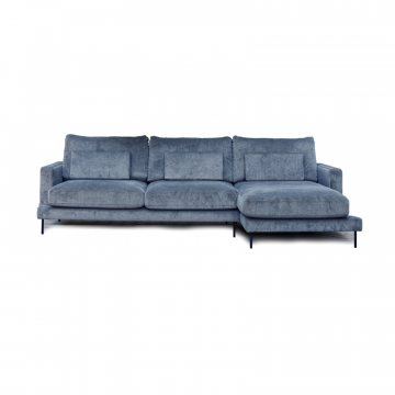 Диван Saha угловой трехместный темно-серый