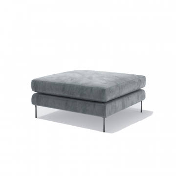 Пуф Saha светло-серый