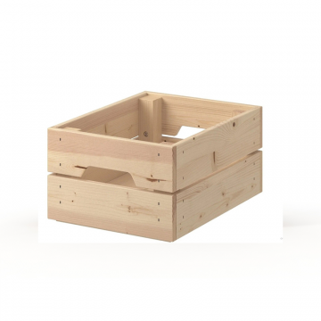 Ящик деревянный малый, массив сосны