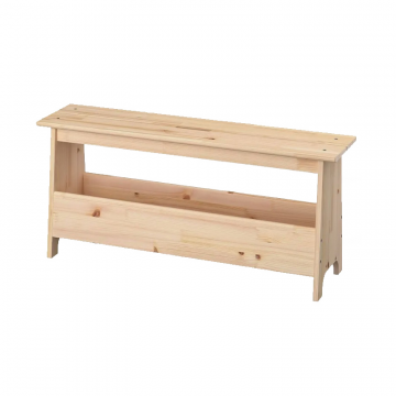 Скамья с отделением для хранения 100х28х45