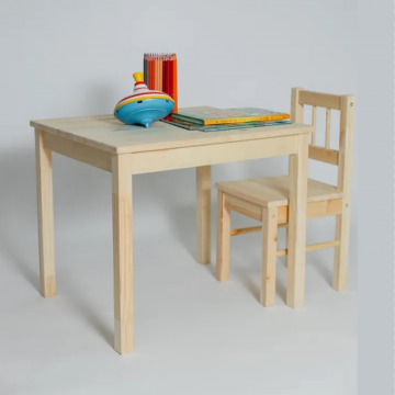 Комплект детский мебели(стол+стул), массив сосны