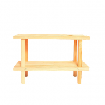 Полка для обуви мини, массив сосны