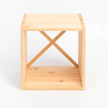 Стеллаж Куб малый, массив сосны