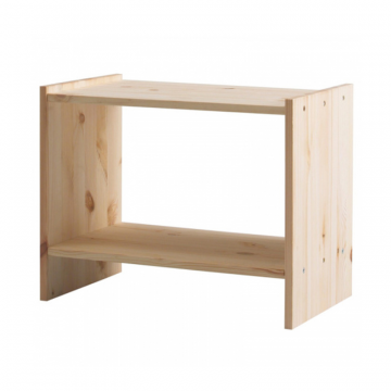 Тумба прикроватная с полкой, массив сосны