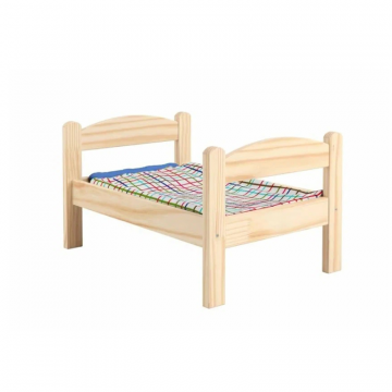 Кроватка для домашних животных, лежанка, массив сосны