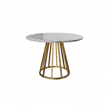 Обеденный стол Aile Round Наборный Шпон