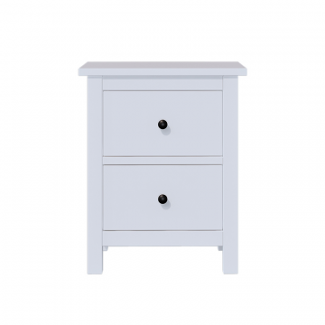 Тумба прикроватная с выдвижными ящиками, белая