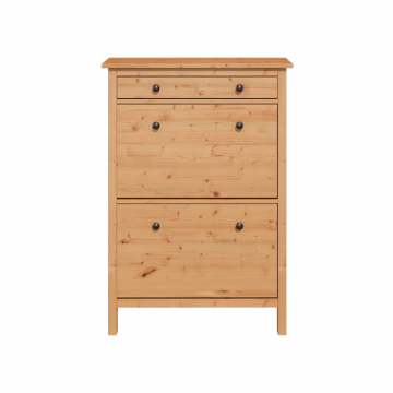 Шкаф для обуви/обувница галошница в прихожую 89х128х31, светло-коричневый