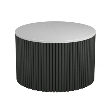 Журнальный стол придиванный круглый TRUBIS Wood M, диаметр 60 см