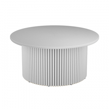 Журнальный стол придиванный круглый TRUBIS Wood M, диаметр 80 см