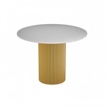 Стол обеденный круглый кухонный TRUBIS Wood L, диаметр 100 см