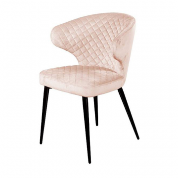 Стул Richard ромб, бархат светло-бежевый 2