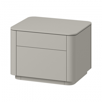 Тумба прикроватная Tammi 2 ящика ширина 50 см (серо-бежевый)