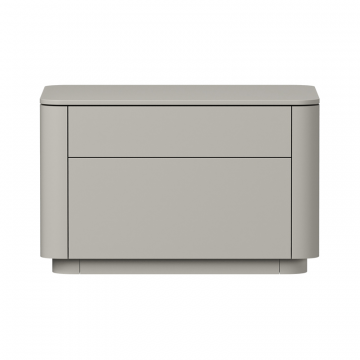 Тумба прикроватная Tammi 2 ящика ширина 60 см (серо-бежевый)
