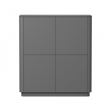 Шкаф Tammi 4 двери (серый)