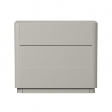 Комод Tammi 3 ящика ширина 90 см (серо-бежевый)