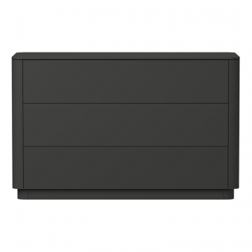 Комод Tammi 3 ящика ширина 120 см (черный)