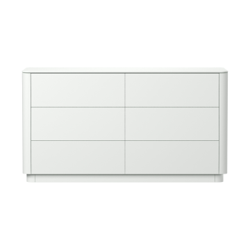 Комод Tammi 6 ящиков ширина 140 см (белый)