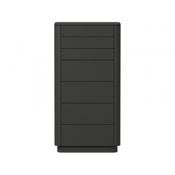 Комод Tammi высокии 7 ящиков (черный)
