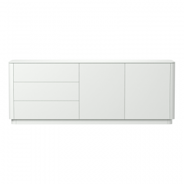 Комод Tammi 3 ящика 2 двери L (белый)