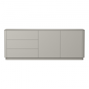 Комод Tammi 3 ящика 2 двери L (серо-бежевый)