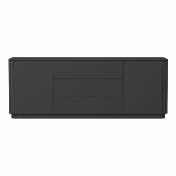 Комод Tammi 2 двери 3 ящика (черный)